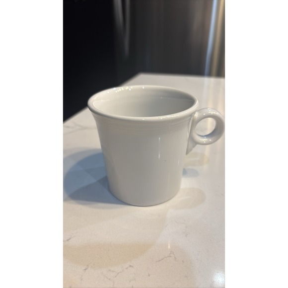 Fiestaware Other - Fiestaware White Tom & Jerry Ring Handle Coffee Mug HLC USA